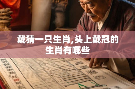 戴猜一只生肖,头上戴冠的生肖有哪些