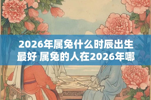 2026年属兔什么时辰出生最好 属兔的人在2026年哪个出生时辰最好