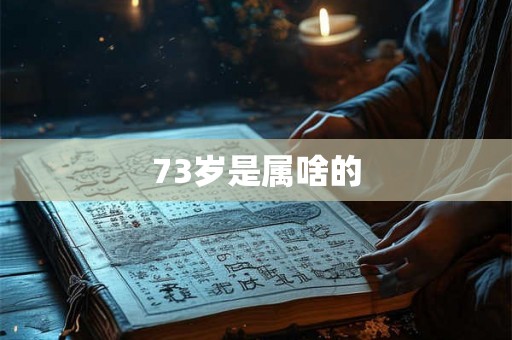 73岁是属啥的 73岁是属啥的