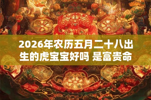 2026年农历五月二十八出生的虎宝宝好吗 是富贵命吗 2026年农历五月二十八出生的虎宝宝好吗 是富贵命吗
