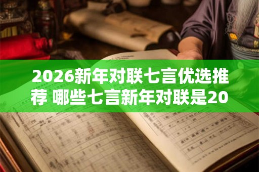 2026新年对联七言优选推荐 哪些七言新年对联是2026年的优选推荐