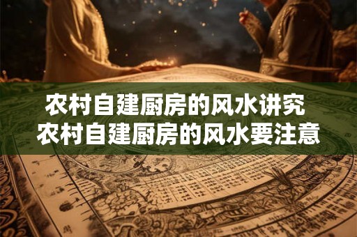 农村自建厨房的风水讲究 农村自建厨房的风水要注意什么 农村自建厨房的风水讲究 农村自建厨房的风水要注意什么