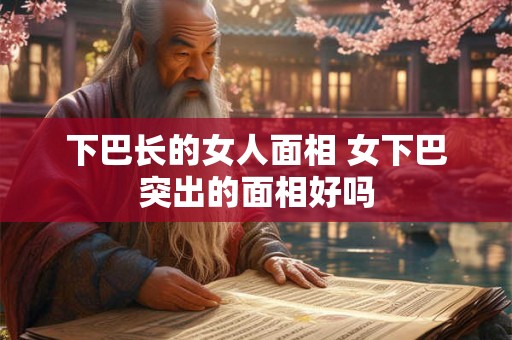 下巴长的女人面相 女下巴突出的面相好吗