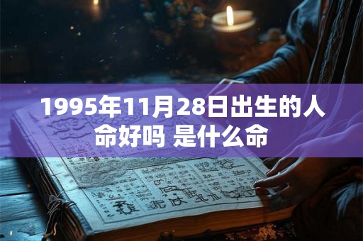 1995年11月28日出生的人命好吗 是什么命 1995年11月28日出生的人命好吗 是什么命