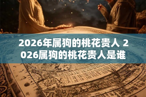 2026年属狗的桃花贵人 2026属狗的桃花贵人是谁