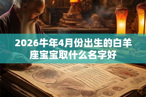 2026牛年4月份出生的白羊座宝宝取什么名字好