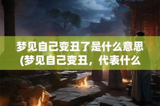 梦见自己变丑了是什么意思(梦见自己变丑，代表什么？)