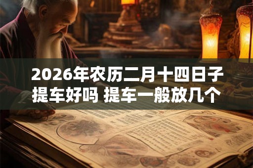 2026年农历二月十四日子提车好吗 提车一般放几个苹果