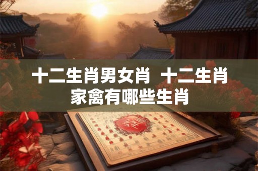 十二生肖男女肖 十二生肖家禽有哪些生肖 十二生肖男女肖 十二生肖家禽有哪些生肖