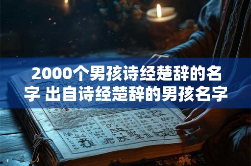 2000个男孩诗经楚辞的名字 出自诗经楚辞的男孩名字推荐