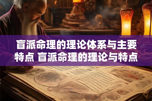 盲派命理的理论体系与主要特点 盲派命理的理论与特点是什么