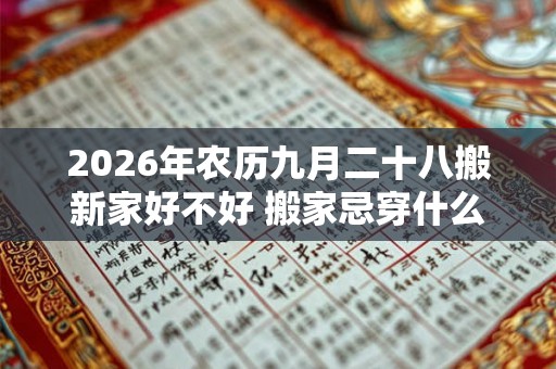2026年农历九月二十八搬新家好不好 搬家忌穿什么颜色