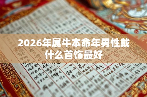 2026年属牛本命年男性戴什么首饰最好