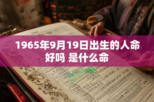 1965年9月19日出生的人命好吗 是什么命 1965年9月19日出生的人命好吗 是什么命
