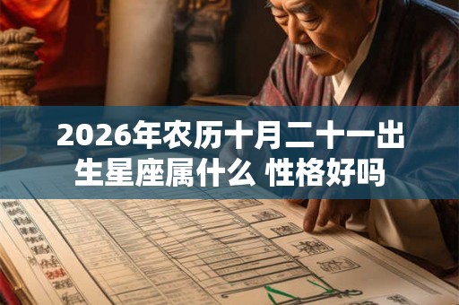 2026年农历十月二十一出生星座属什么 性格好吗