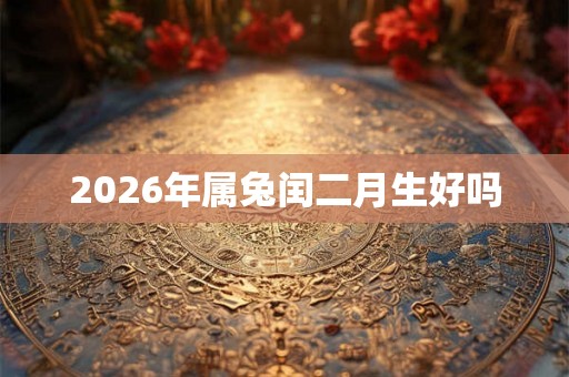 2026年属兔闰二月生好吗