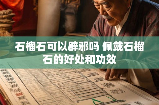 石榴石可以辟邪吗 佩戴石榴石的好处和功效 石榴石可以辟邪吗 佩戴石榴石的好处和功效