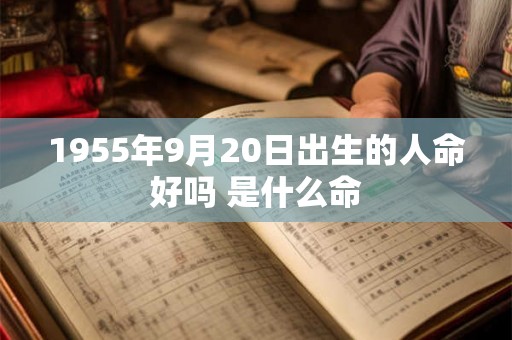 1955年9月20日出生的人命好吗 是什么命