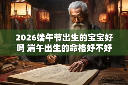 2026端午节出生的宝宝好吗 端午出生的命格好不好 2026端午节出生的宝宝好吗 端午出生的命格好不好