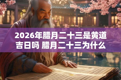 2026年腊月二十三是黄道吉日吗 腊月二十三为什么叫小年