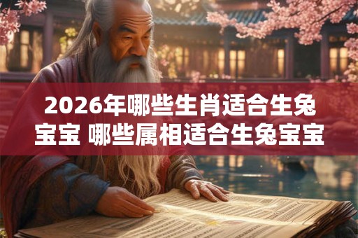 2026年哪些生肖适合生兔宝宝 哪些属相适合生兔宝宝2026年 2026年哪些生肖适合生兔宝宝 哪些属相适合生兔宝宝2026年