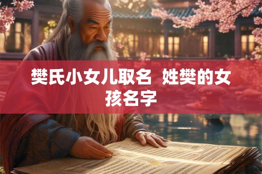 樊氏小女儿取名  姓樊的女孩名字
