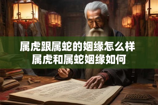 属虎跟属蛇的姻缘怎么样 属虎和属蛇姻缘如何