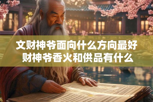 文财神爷面向什么方向最好 财神爷香火和供品有什么讲究 文财神爷面向什么方向最好 财神爷香火和供品有什么讲究