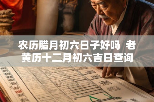 农历腊月初六日子好吗  老黄历十二月初六吉日查询