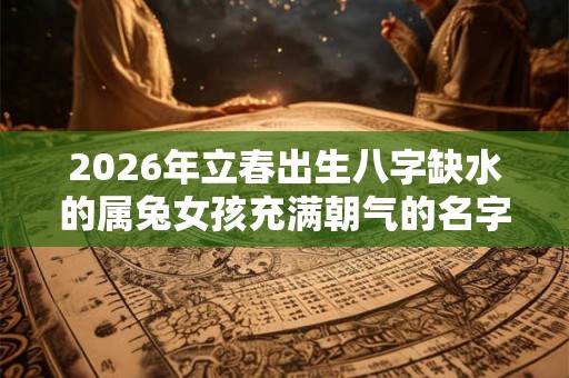 2026年立春出生八字缺水的属兔女孩充满朝气的名字精选