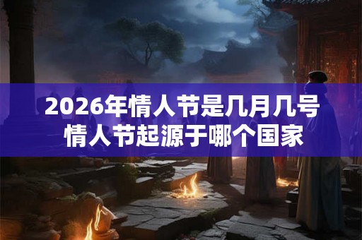 2026年情人节是几月几号 情人节起源于哪个国家