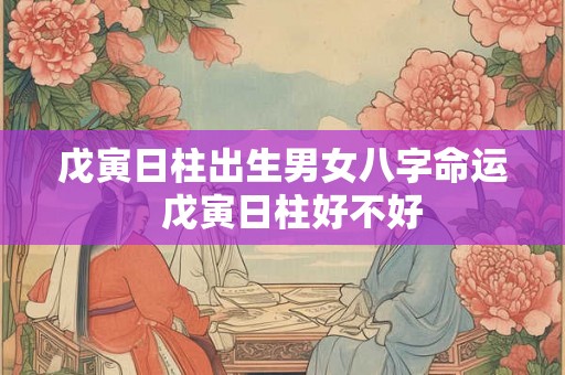 戊寅日柱出生男女八字命运  戊寅日柱好不好