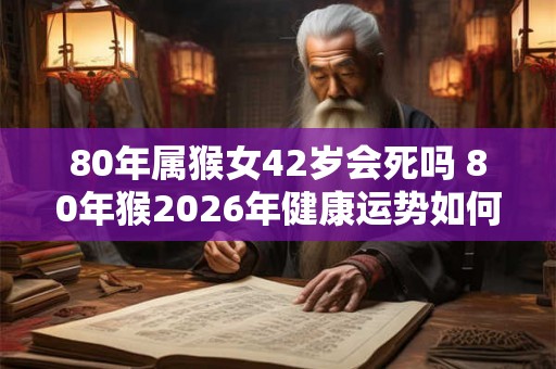 80年属猴女42岁会死吗 80年猴2026年健康运势如何 80年属猴女42岁会死吗 80年猴2026年健康运势如何