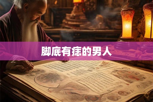 脚底有痣的男人 脚底有痣的男人