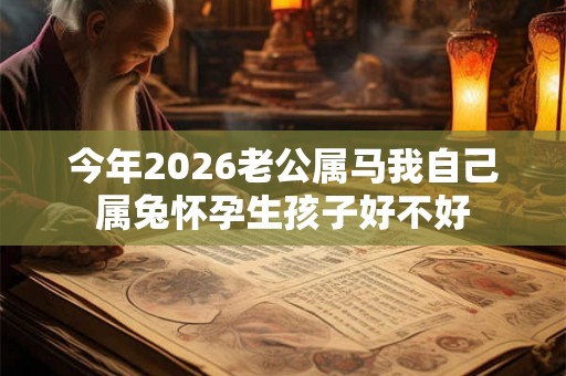 今年2026老公属马我自己属兔怀孕生孩子好不好 今年2026老公属马我自己属兔怀孕生孩子好不好