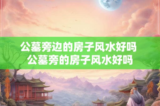 公墓旁边的房子风水好吗 公墓旁的房子风水好吗