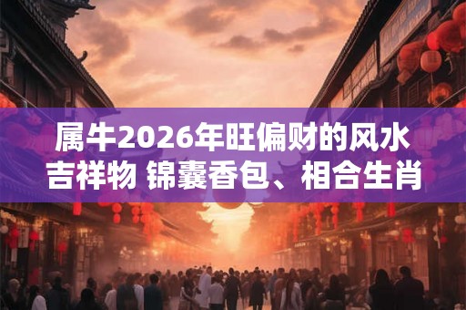 属牛2026年旺偏财的风水吉祥物 锦囊香包、相合生肖配饰