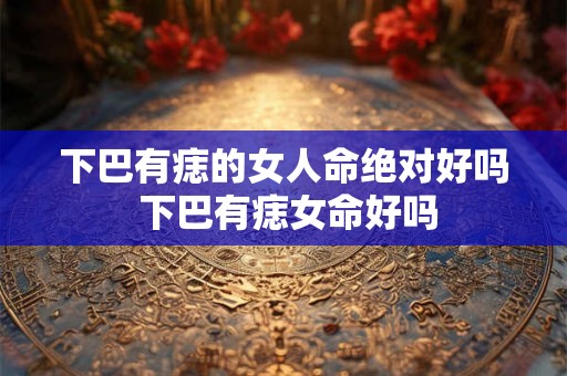 下巴有痣的女人命绝对好吗 下巴有痣女命好吗
