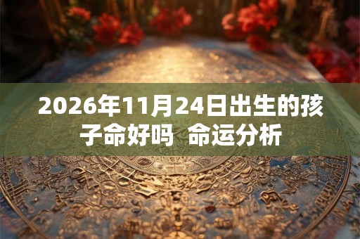 2026年11月24日出生的孩子命好吗  命运分析