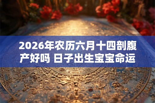 2026年农历六月十四剖腹产好吗 日子出生宝宝命运