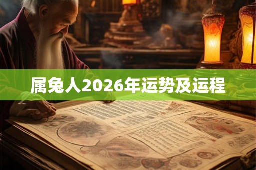 属兔人2026年运势及运程