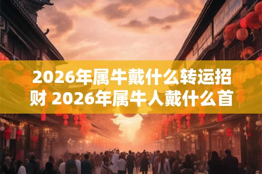 2026年属牛戴什么转运招财 2026年属牛人戴什么首饰好