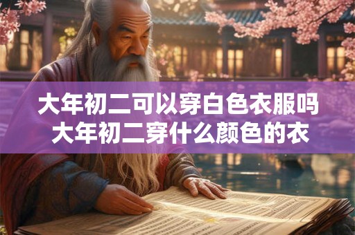 大年初二可以穿白色衣服吗 大年初二穿什么颜色的衣服吉利 大年初二可以穿白色衣服吗 大年初二穿什么颜色的衣服吉利