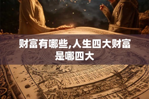 财富有哪些,人生四大财富是哪四大