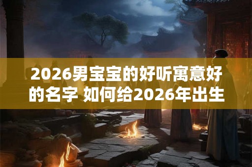 2026男宝宝的好听寓意好的名字 如何给2026年出生的男孩取个好听寓意好的名字