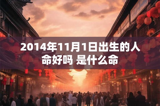2014年11月1日出生的人命好吗 是什么命
