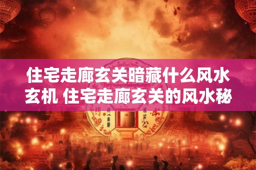 住宅走廊玄关暗藏什么风水玄机 住宅走廊玄关的风水秘密