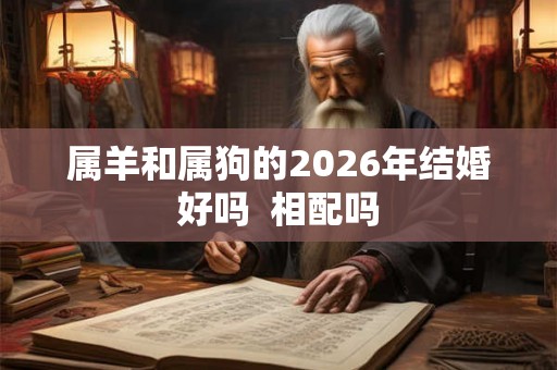 属羊和属狗的2026年结婚好吗  相配吗