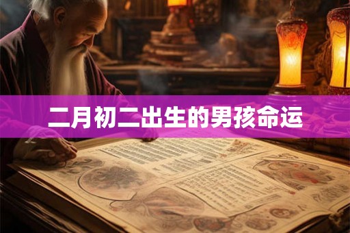 二月初二出生的男孩命运