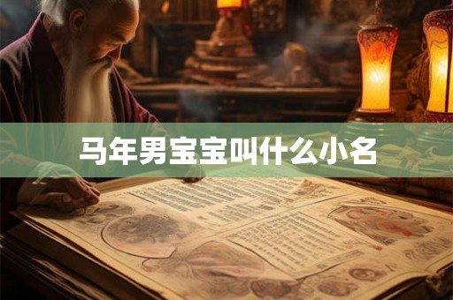 马年男宝宝叫什么小名
